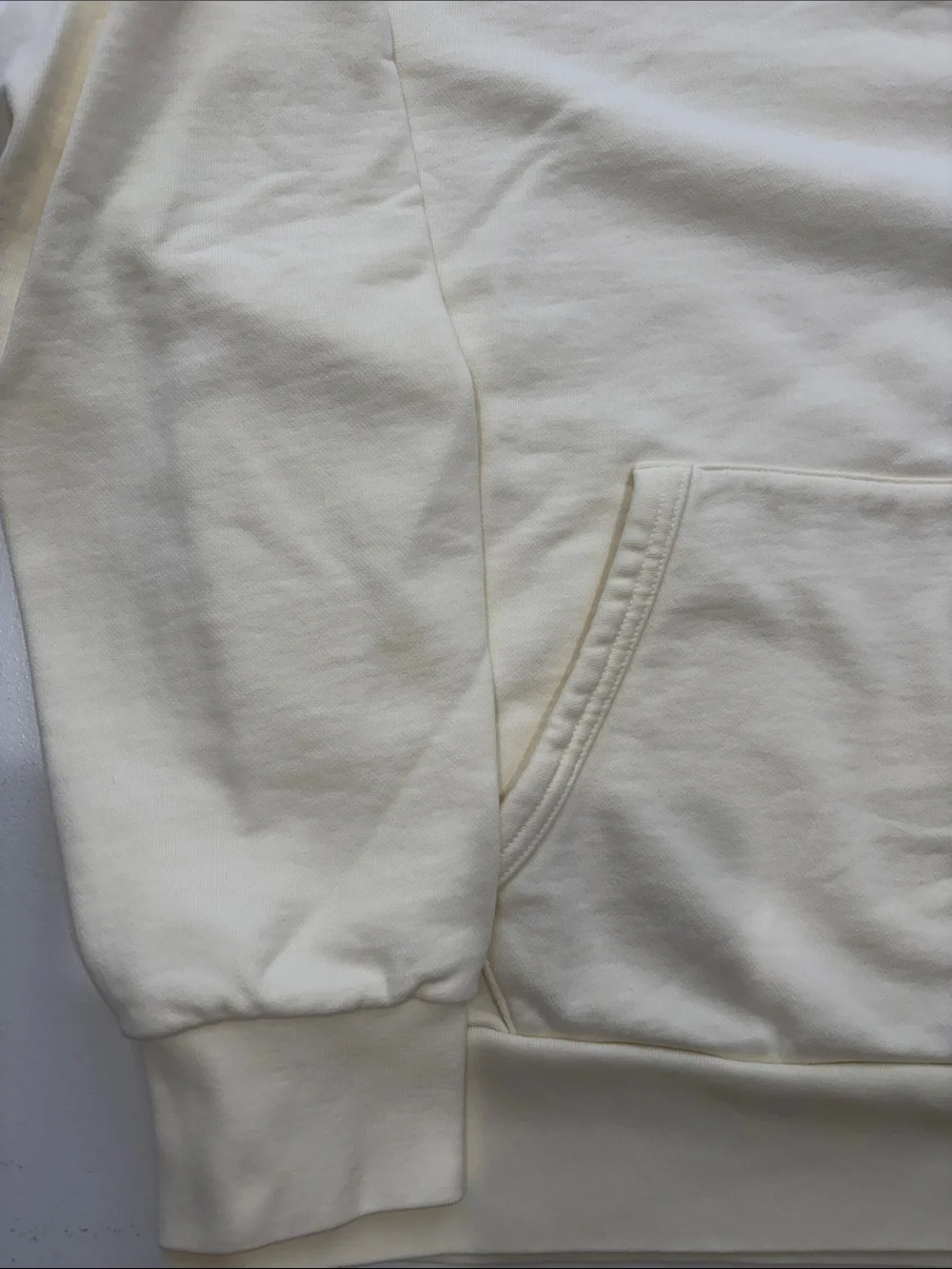 NWOT Polo by Ralph Lauren Cream Quarter-Zip Pullover Sweatshirt size large